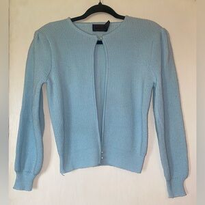 Vintage pearl button sweater
